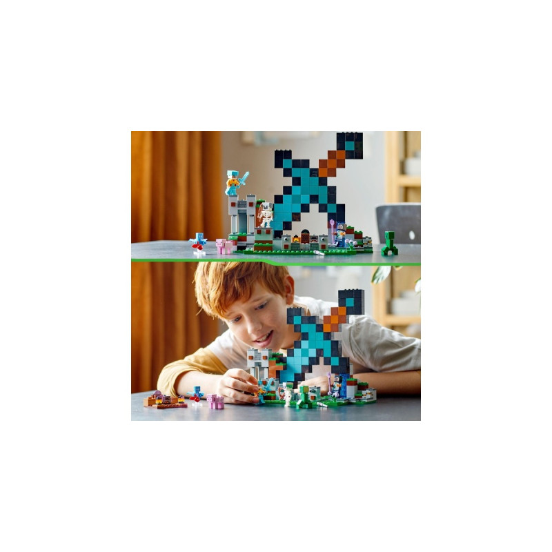 LEGO 21244 Minecraft Der Schwert-Außenposten, Konstruktionsspielzeug