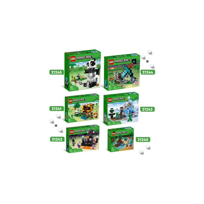 LEGO 21244 Minecraft Der Schwert-Außenposten, Konstruktionsspielzeug