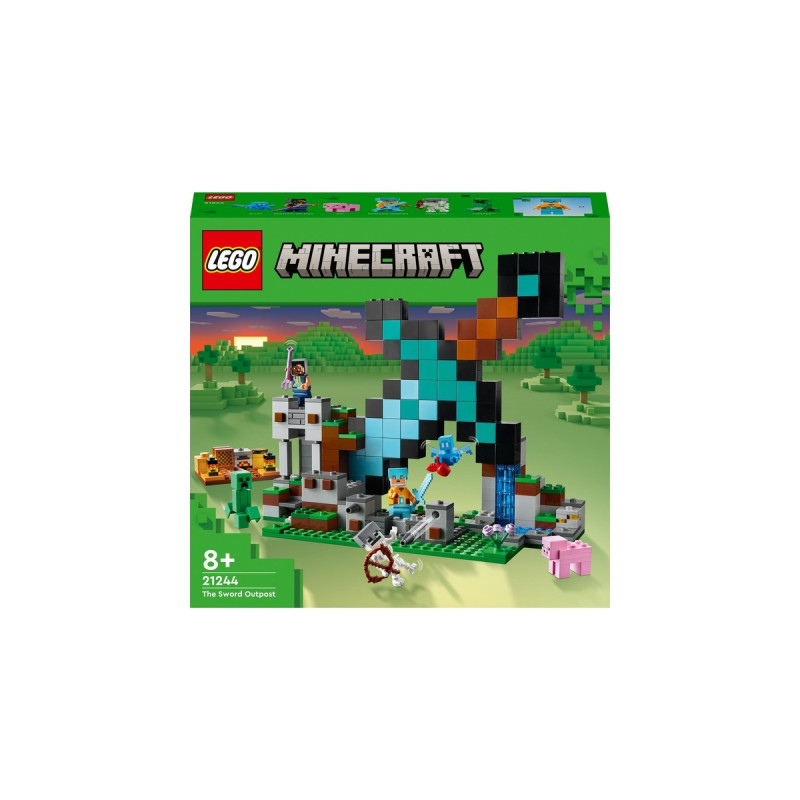 LEGO 21244 Minecraft Der Schwert-Außenposten, Konstruktionsspielzeug
