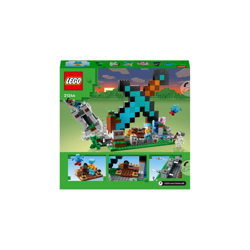 LEGO 21244 Minecraft Der Schwert-Außenposten, Konstruktionsspielzeug