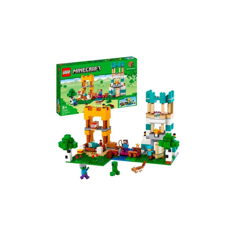 LEGO 21249 Minecraft Die Crafting-Box 4.0, Konstruktionsspielzeug