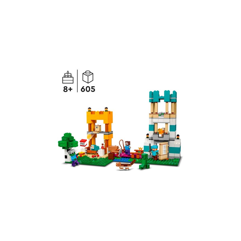 LEGO 21249 Minecraft Die Crafting-Box 4.0, Konstruktionsspielzeug