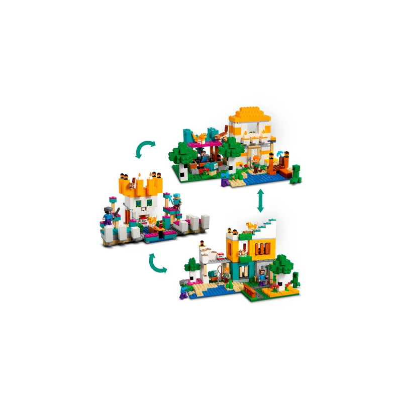 LEGO 21249 Minecraft Die Crafting-Box 4.0, Konstruktionsspielzeug