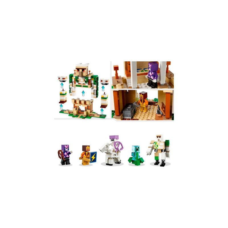 LEGO 21250 Minecraft Die Eisengolem-Festung, Konstruktionsspielzeug