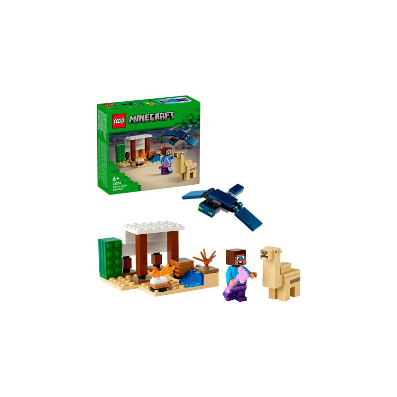 LEGO 21251 Minecraft Steves Wüstenexpedition, Konstruktionsspielzeug