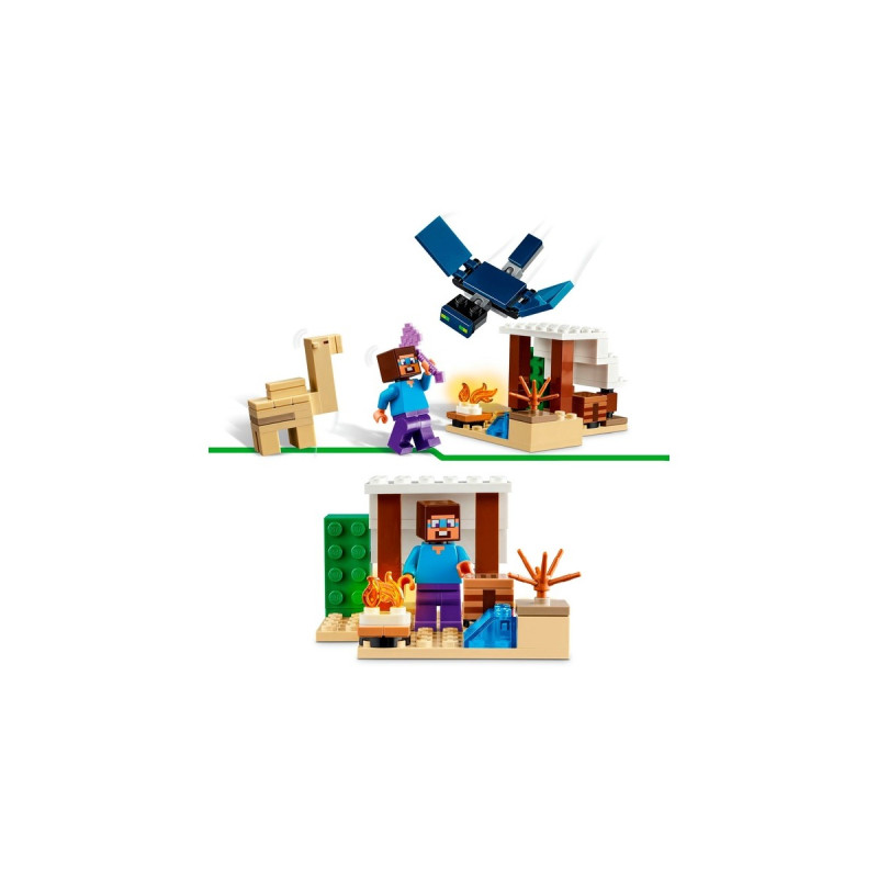 LEGO 21251 Minecraft Steves Wüstenexpedition, Konstruktionsspielzeug