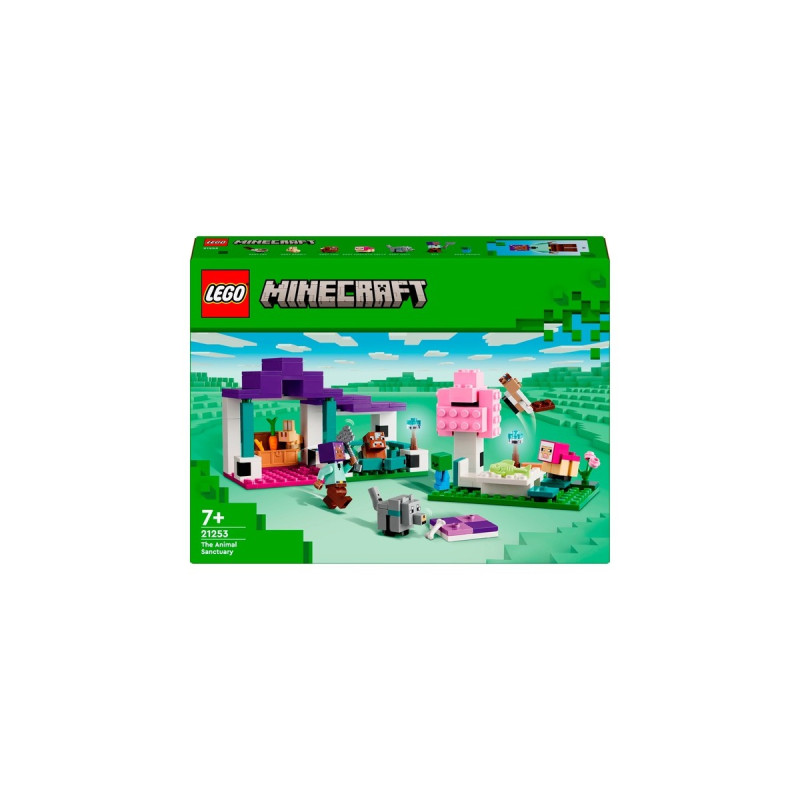 LEGO 21253 Minecraft Das Tierheim, Konstruktionsspielzeug