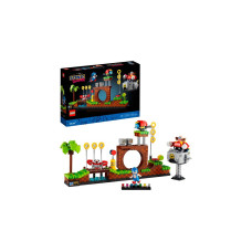 LEGO 21331 Ideas Sonic the Hedgehog - Green Hill Zone, Konstruktionsspielzeug(Set mit Dr. Eggmann, Egg-Mobil und weiteren Figuren, Geschenkidee für Erwachsene)