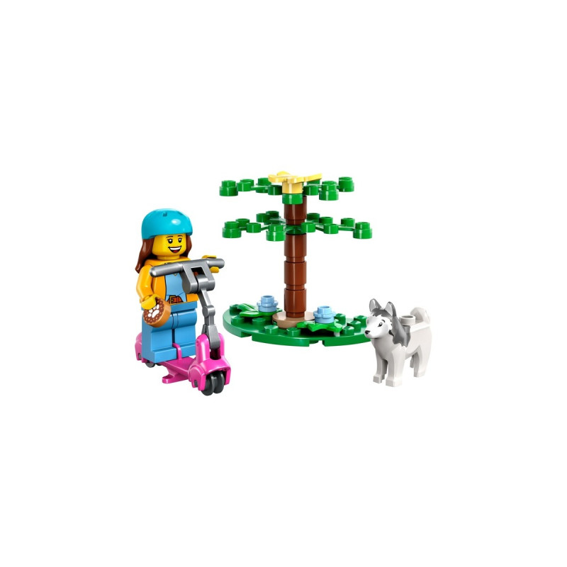 LEGO 30639 City Hundepark und Roller, Konstruktionsspielzeug