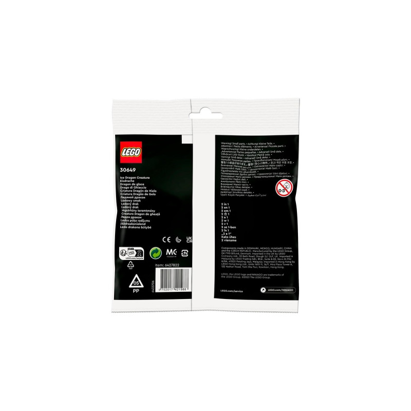 LEGO 30649 Ninjago Eisdrache, Konstruktionsspielzeug