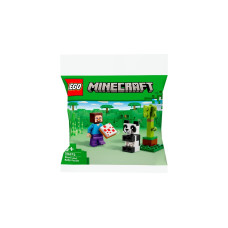 LEGO 30672 Minecraft Steve mit Baby-Panda, Konstruktionsspielzeug