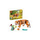LEGO 31129 Creator 3-in-1 Majestätischer Tiger, Konstruktionsspielzeug(3-in-1 Tierfiguren-Set, Panda oder Fisch)