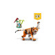 LEGO 31129 Creator 3-in-1 Majestätischer Tiger, Konstruktionsspielzeug(3-in-1 Tierfiguren-Set, Panda oder Fisch)