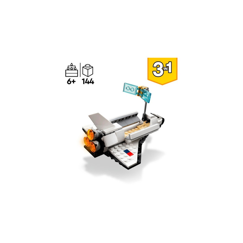 LEGO 31134 Creator 3-in-1 Spaceshuttle, Konstruktionsspielzeug