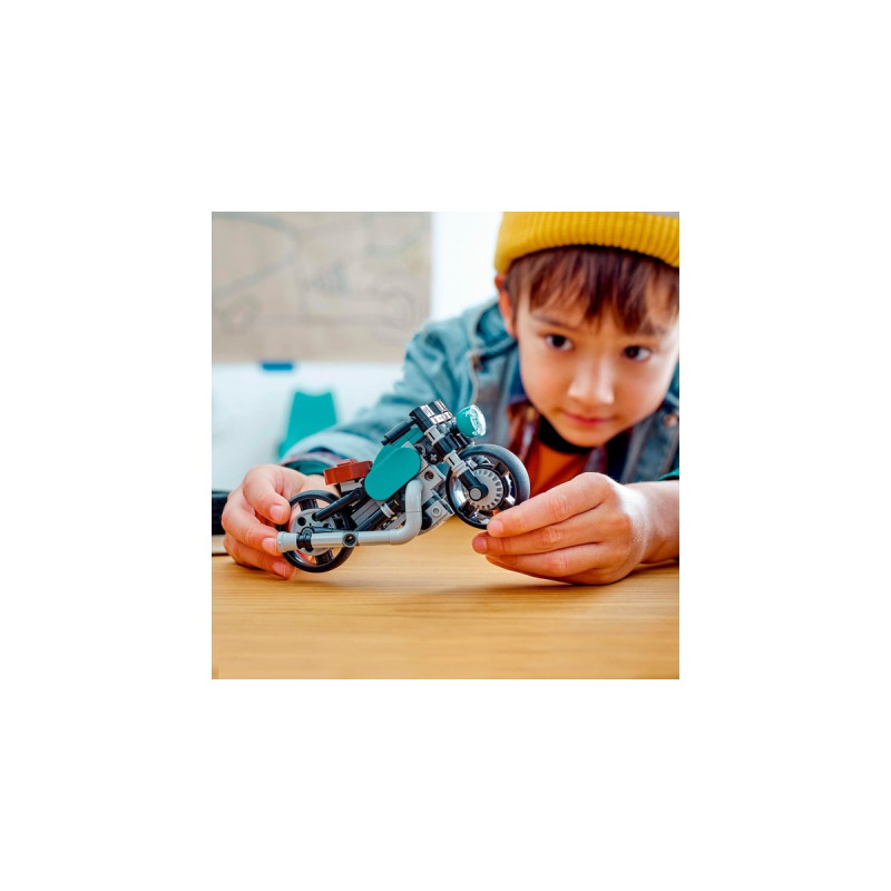 LEGO 31135 Creator 3-in-1 Oldtimer Motorrad, Konstruktionsspielzeug