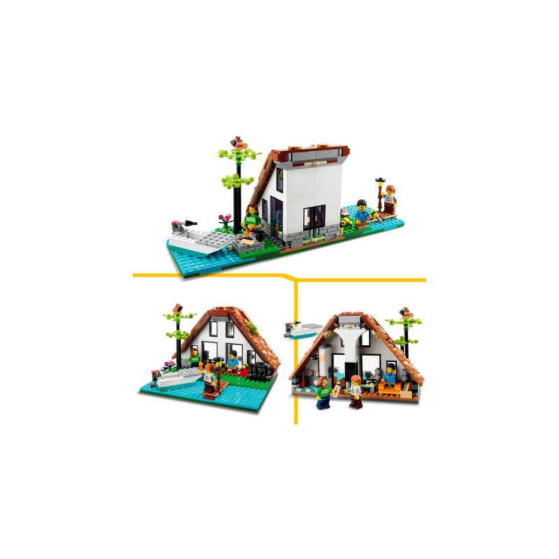 LEGO 31139 Creator 3-in-1 Gemütliches Haus, Konstruktionsspielzeug