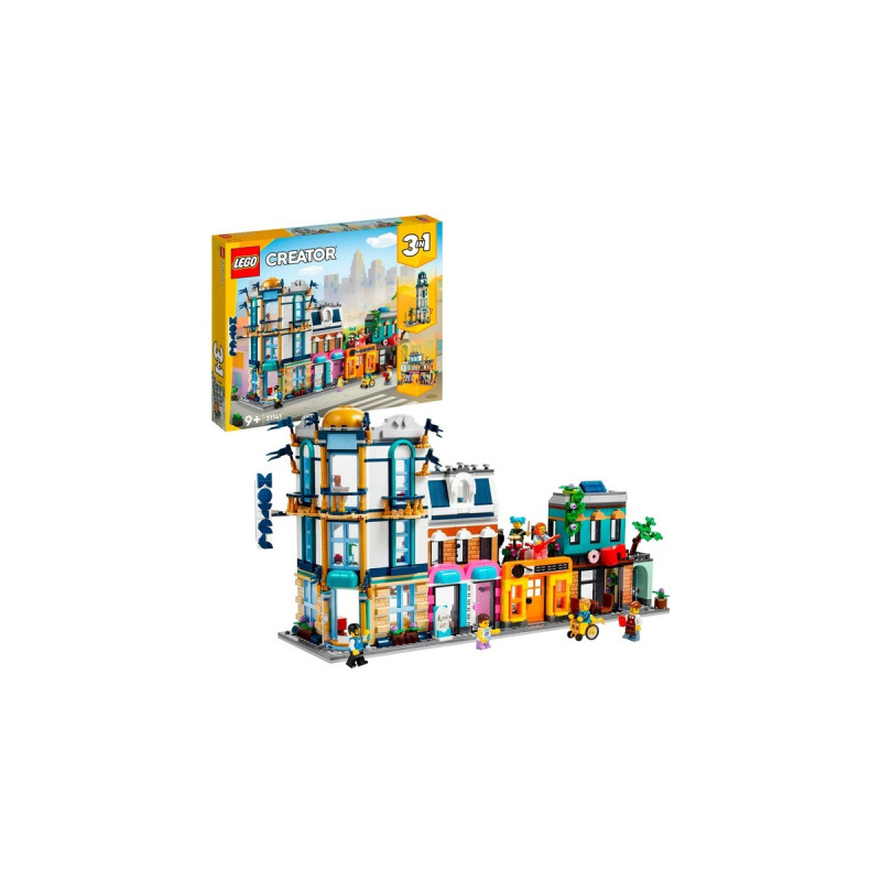 LEGO 31141 Creator 3-in-1 Hauptstraße, Konstruktionsspielzeug