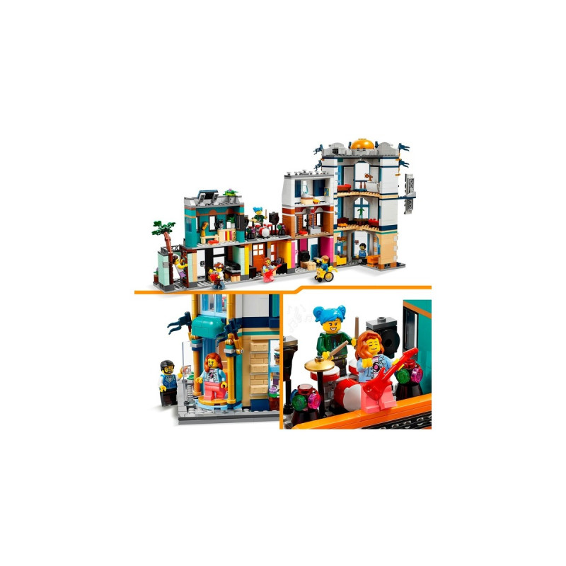 LEGO 31141 Creator 3-in-1 Hauptstraße, Konstruktionsspielzeug