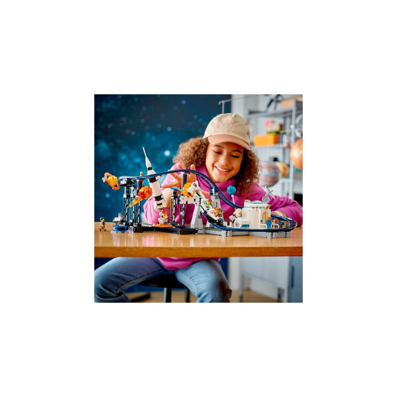LEGO 31142 Creator 3-in-1 Weltraum-Achterbahn, Konstruktionsspielzeug