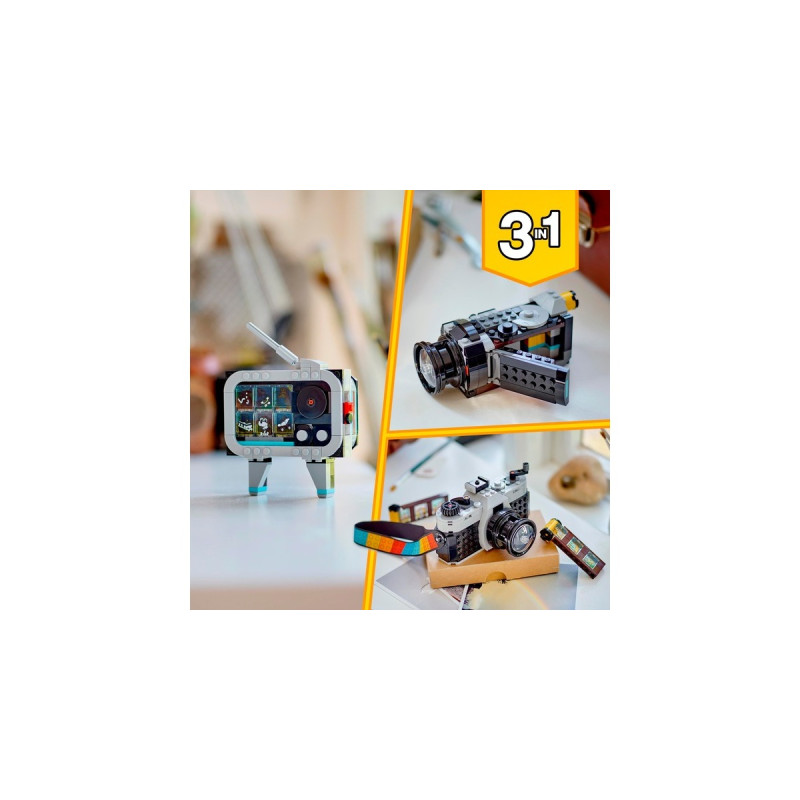 LEGO 31147 Creator 3-in-1 Retro Kamera, Konstruktionsspielzeug