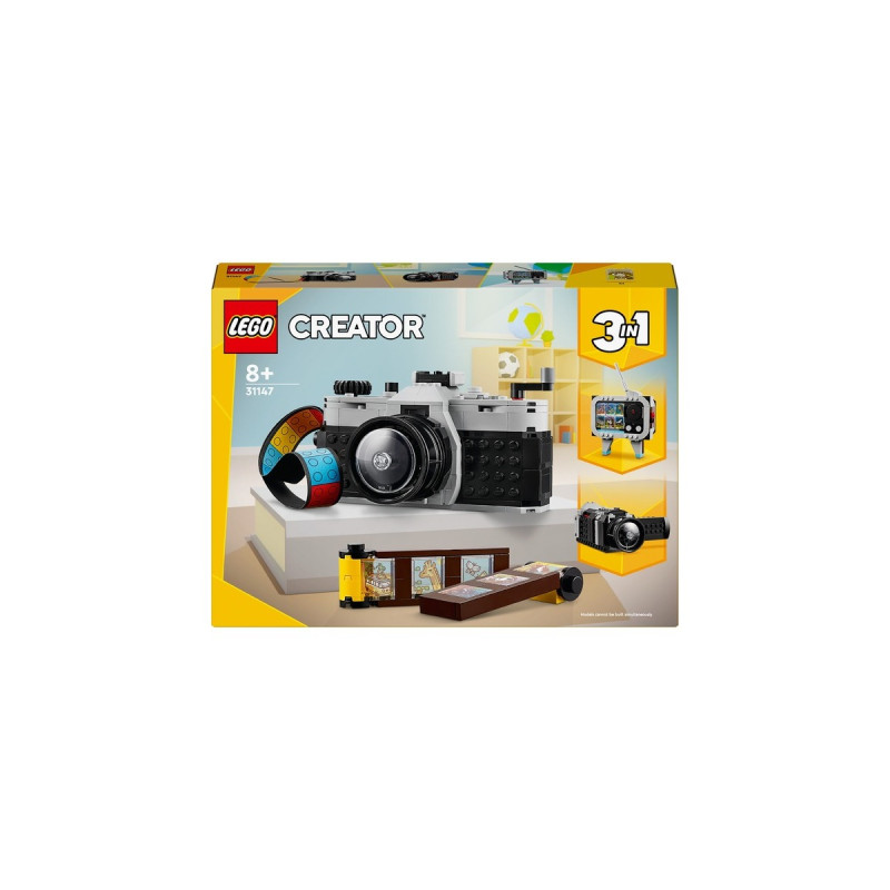LEGO 31147 Creator 3-in-1 Retro Kamera, Konstruktionsspielzeug