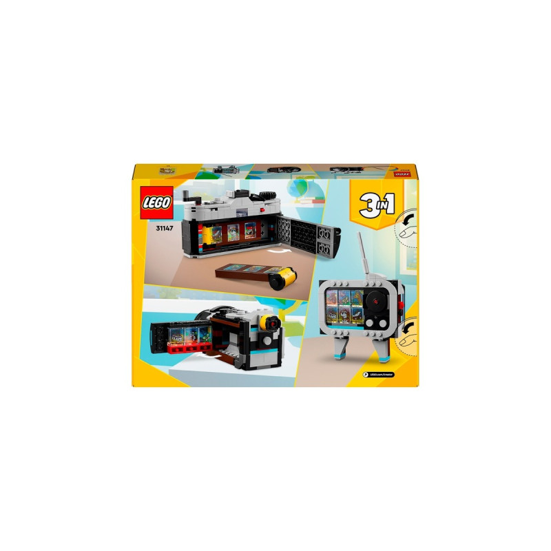 LEGO 31147 Creator 3-in-1 Retro Kamera, Konstruktionsspielzeug