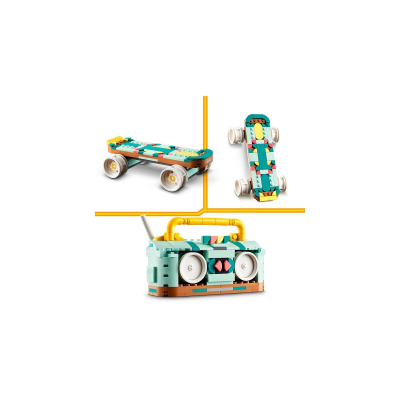 LEGO 31148 Creator 3-in-1 Rollschuh, Konstruktionsspielzeug