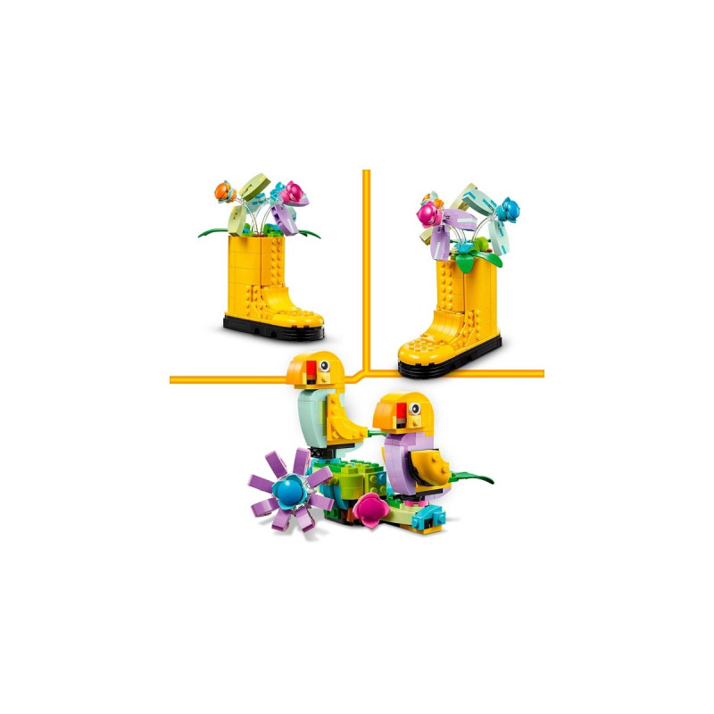 LEGO 31149 Creator 3-in-1 Gießkanne mit Blumen, Konstruktionsspielzeug