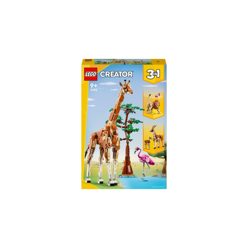 LEGO 31150 Creator 3-in-1 Tiersafari, Konstruktionsspielzeug