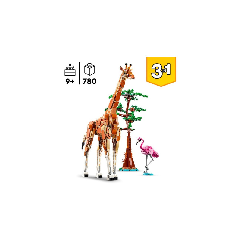 LEGO 31150 Creator 3-in-1 Tiersafari, Konstruktionsspielzeug