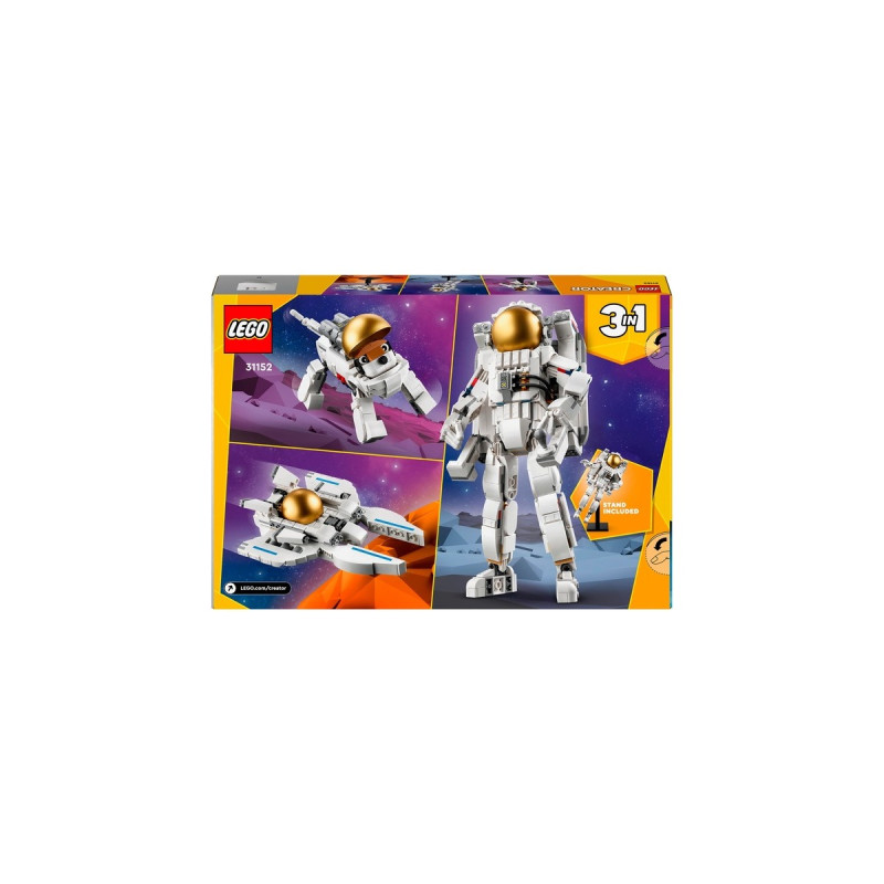 LEGO 31152 Creator 3-in-1 Astronaut im Weltraum, Konstruktionsspielzeug