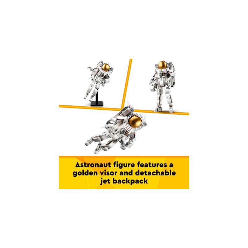 LEGO 31152 Creator 3-in-1 Astronaut im Weltraum, Konstruktionsspielzeug