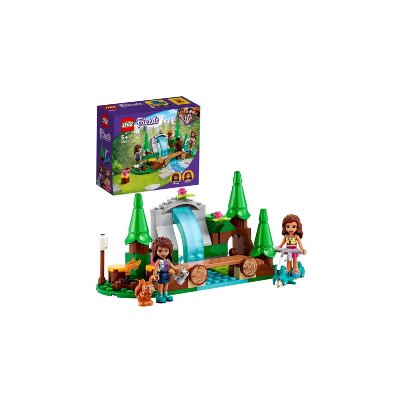 LEGO 41677 Friends Wasserfall im Wald, Konstruktionsspielzeug