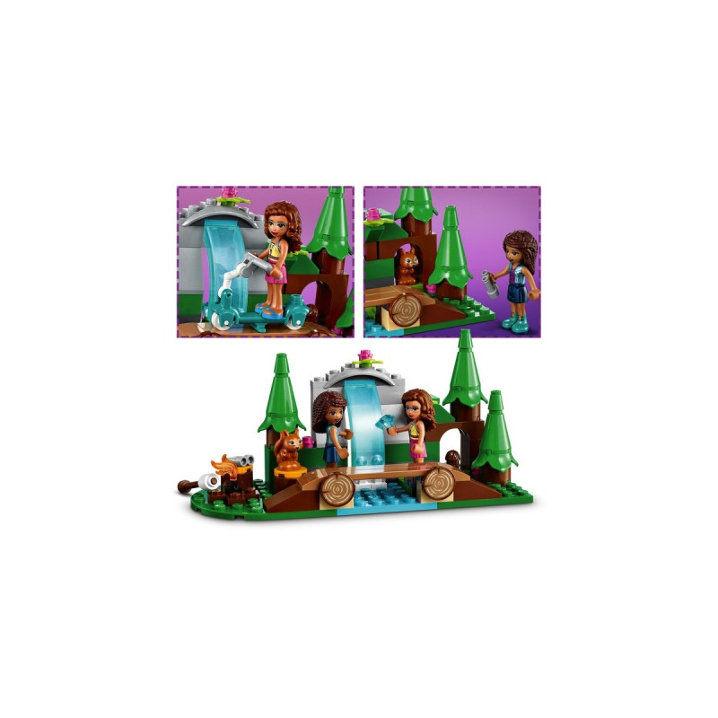 LEGO 41677 Friends Wasserfall im Wald, Konstruktionsspielzeug