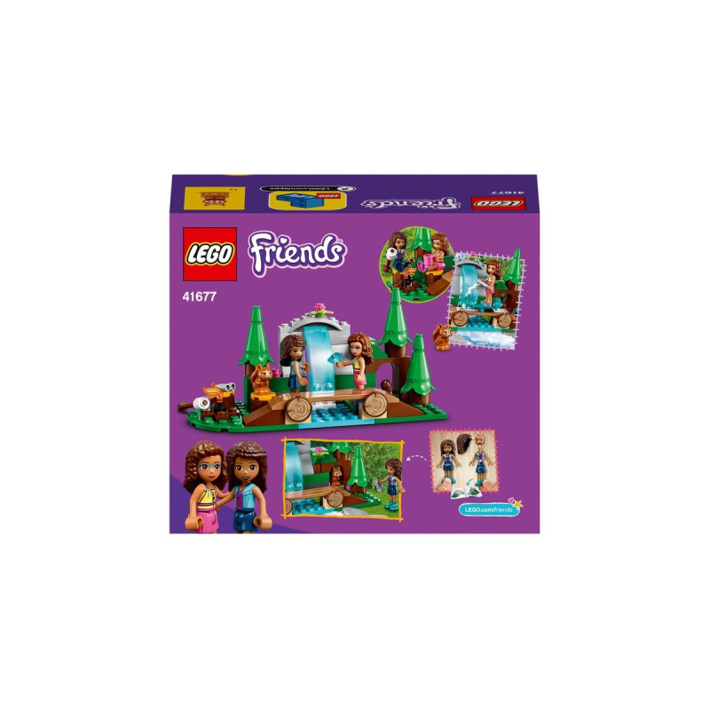 LEGO 41677 Friends Wasserfall im Wald, Konstruktionsspielzeug