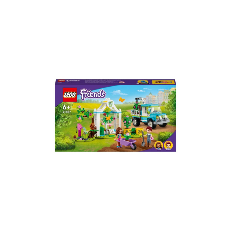 LEGO 41707 Friends Baumpflanzungsfahrzeug, Konstruktionsspielzeug