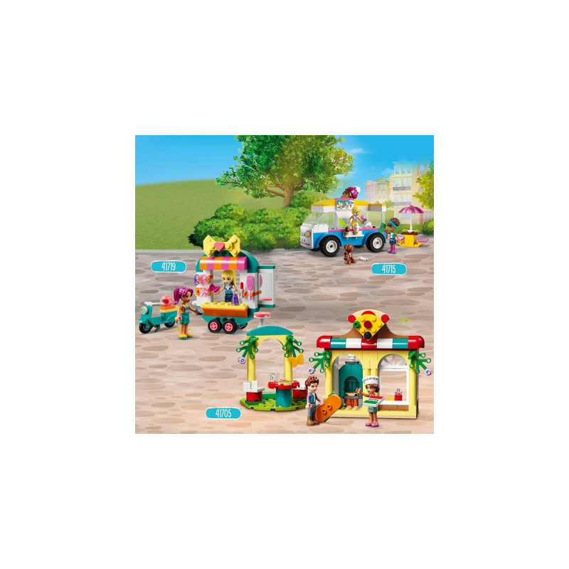 LEGO 41715 Friends Eiswagen, Konstruktionsspielzeug(Mit Fahrzeug und 2 Friends Mini-Figuren )