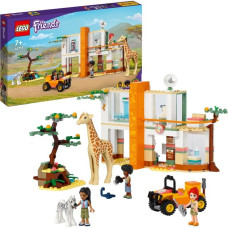 LEGO 41717 Friends Mias Tierrettungsmission, Konstruktionsspielzeug(Mit Zebra und Giraffe Tierfiguren und 3 Friends Mini-Figuren)