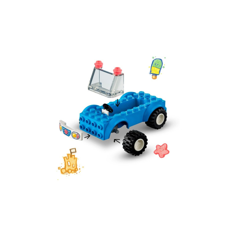 LEGO 41725 Friends Strandbuggy-Spaß, Konstruktionsspielzeug