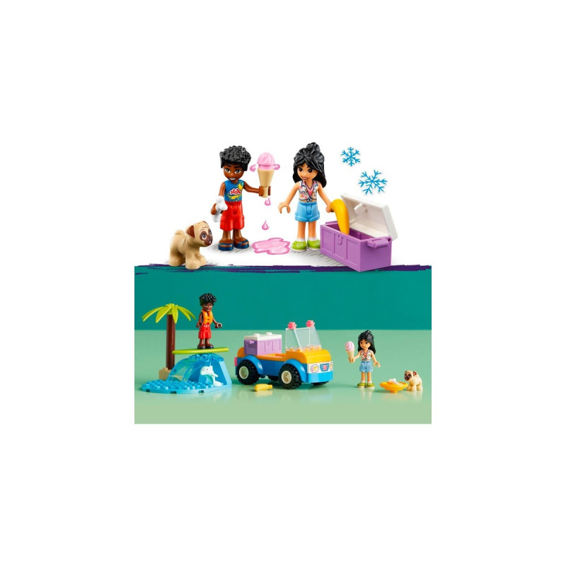 LEGO 41725 Friends Strandbuggy-Spaß, Konstruktionsspielzeug