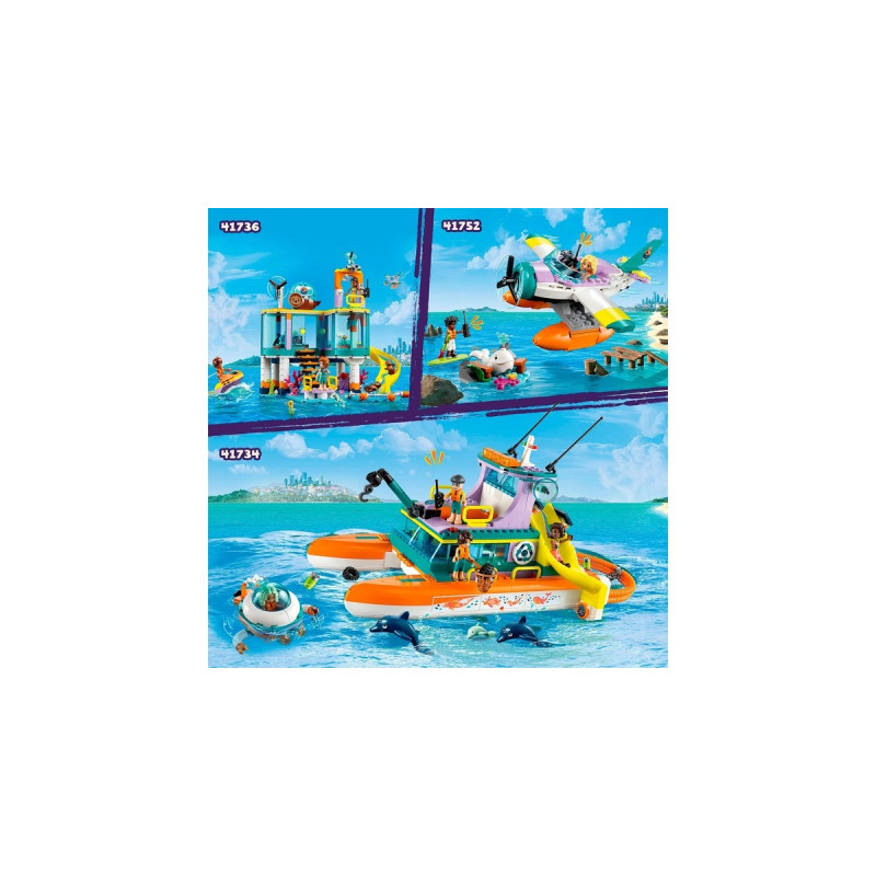 LEGO 41734 Friends Seerettungsboot, Konstruktionsspielzeug
