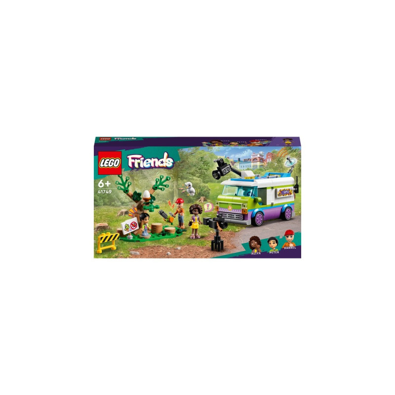 LEGO 41749 Friends Nachrichtenwagen, Konstruktionsspielzeug