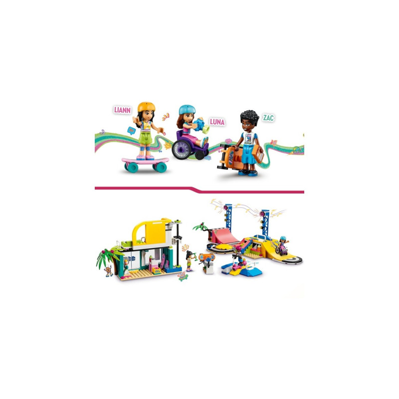LEGO 41751 Friends Skatepark, Konstruktionsspielzeug