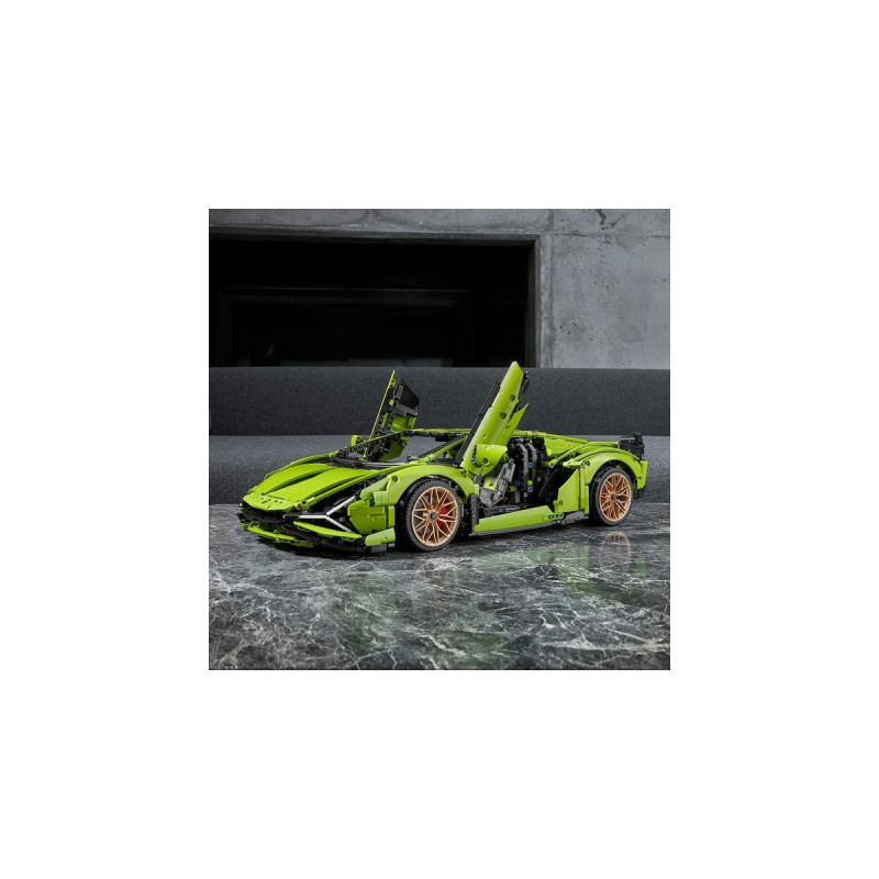 LEGO 42115 Technic Lamborghini Sián FKP 37, Konstruktionsspielzeug(hellgrün)