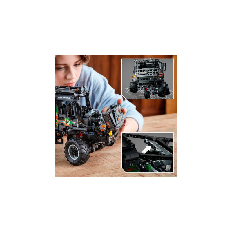LEGO 42129 Technic 4x4 Mercedes-Benz Zetros Offroad-Truck, Konstruktionsspielzeug(App-kontrolliertes Lkw-Spielzeug )