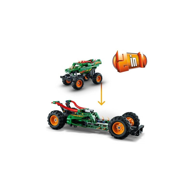 LEGO 42149 Technic Monster Jam Dragon, Konstruktionsspielzeug