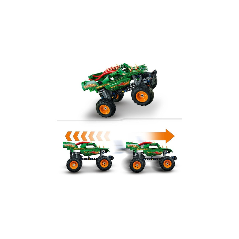 LEGO 42149 Technic Monster Jam Dragon, Konstruktionsspielzeug