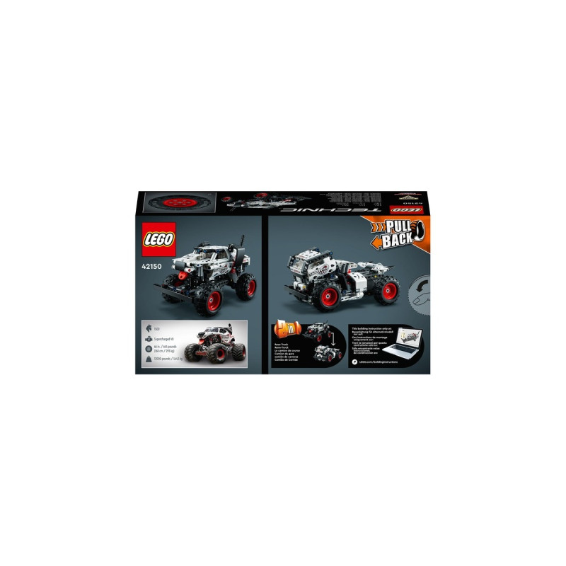 LEGO 42150 Technic Monster Jam Monster Mutt Dalmatian, Konstruktionsspielzeug