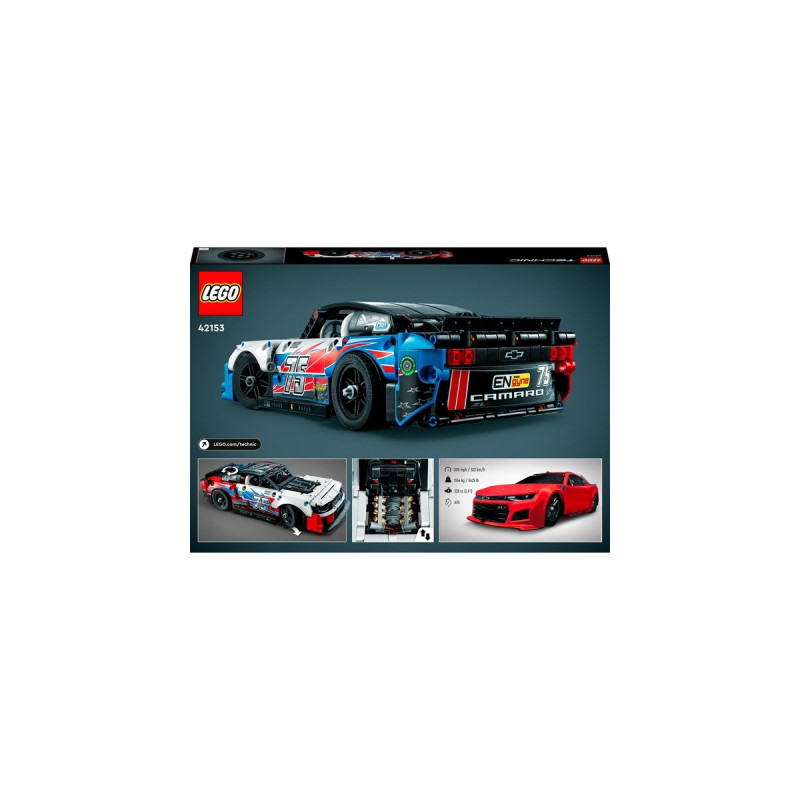 LEGO 42153 Technic Nascar Next Gen Chevrolet Camaro ZL1, Konstruktionsspielzeug