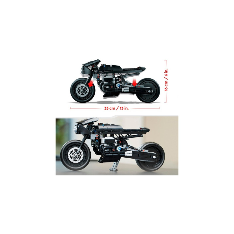 LEGO 42155 Technic The Batman - Batcycle, Konstruktionsspielzeug